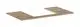 Hansgrohe-HG-Xelu-Q-Konsole-980-550-mit-Ausschnitt-mittig-fuer-Aufsatzwaschtisch-geschliffen-500-480-Eiche-Natur-54095230 gallery number 1